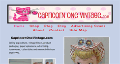 Desktop Screenshot of capricornonevintage.com