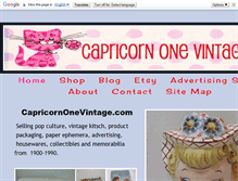 Tablet Screenshot of capricornonevintage.com